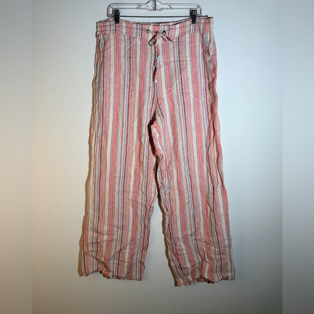 Striped Red and White Lounge Pants